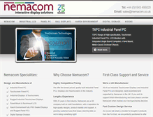 Tablet Screenshot of nemacom.co.uk